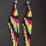 Africa Earring - Rasta Dng