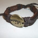 Zodiac Bracelet - leather with copper