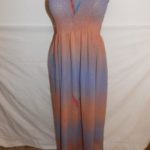 dress ECR Elegant Brown&Prpl