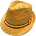 Fedora Hat - Rasta-Tan