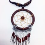 Native Necklace - ecr dream catcher-brn
