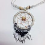 Native Necklace -  ecr dream catcher-whit