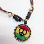 Rasta Necklace ecr peace