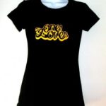 Woman Top One Love Black