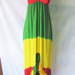 Woman Dress Rasta Halter with slit