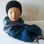 Scarf ECR Blue Silver