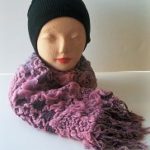 Scarf ECR Flw Light Purple
