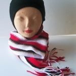Scarf ECR tn Stripe red