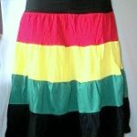 Skirt Rasta Stripes