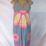 Woman Dress Halter Grey top