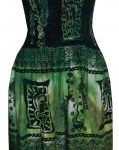 Woman Dress ld alt mayan grn