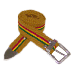 Rasta Ethiopia Hemp Style Belt-Brown.