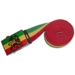 Rasta kid belt & buckle lion