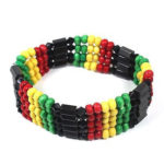 Rasta Magnetic Bracelet - Tree In One - Bracelets/Necklace/Anklet