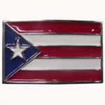 belt buckle 1 sq puerto rico
