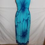 dress flower ld blue