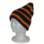 Rasta Beanie Stripes - ecr MSB1