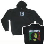 Bob Marley Hoodie - one love black