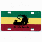 license plate mini ecr rasta him face