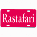 license plate mini ecr rastafari