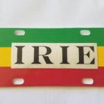 license plate mini ecr - Rasta IRIE