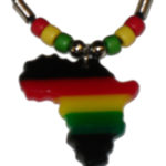 Rasta Leather Necklace ecr africa
