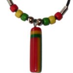 Rasta Necklace - ecr  Ja stick 3 color