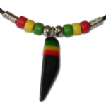 Rasta Necklace - ecr Ja-stick black