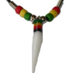 Rasta Necklace - ecr stick white
