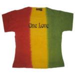 woman t-shirt  1064 ras one love