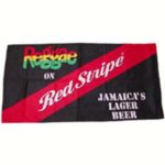Rasta Beach Towel - Red Stripe