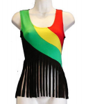 Rasta woman top vest - ecr 4391