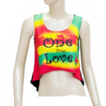 Rasta woman top - ecr 4396