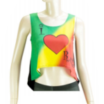 Rasta woman top vest  -  4397