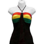 Rasta woman top vest  -  ecr 7588