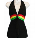 Rasta woman top vest  - ecr 7589