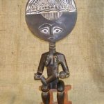 African Statue - Fertility mother and child