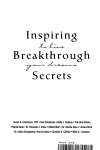 BOOK  Inspiring to live Breakthrough your Dreams Secrets