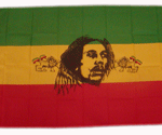 Bob Marley Flag - two lion