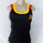 Woman Top Rasta cross braces back