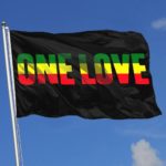 Rasta Flags & Banners - one love