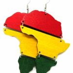 Africa Earring Rasta - AC1