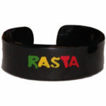 RASTA BRACELET - wide blk