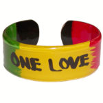 RASTA BRACELET ONE LOVE -wide