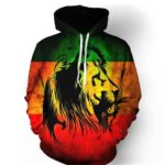 Rasta Lion Jacket Hoodie -