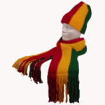 Rasta Scarfs Head Wrap Beanie Set